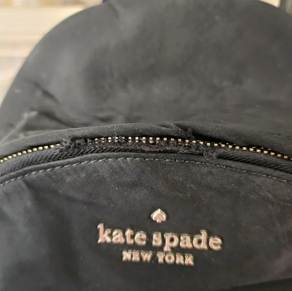 Kate Spade Chelsea Nylon Medium Backpack Black - Picture 8 of 11